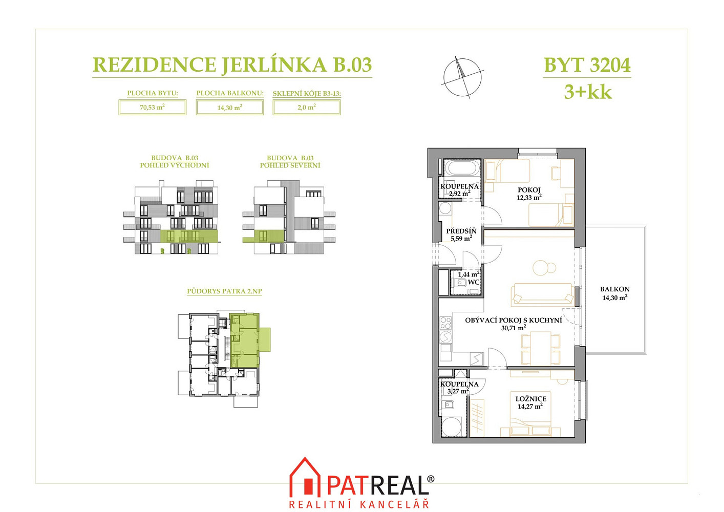 Prodej bytu 3+kk 85 m² — photo 2