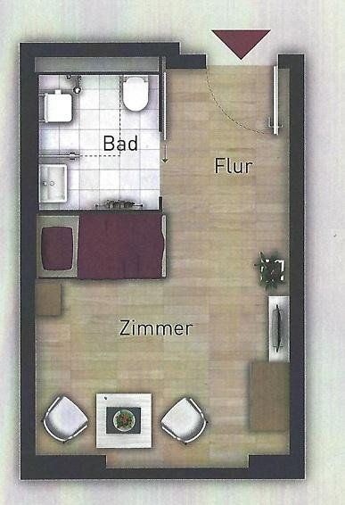 Topmodernes Pflegeapartment in zentraler Lage - Kapitalanlage mit guter Rendite und Belegungsrecht — photo 2