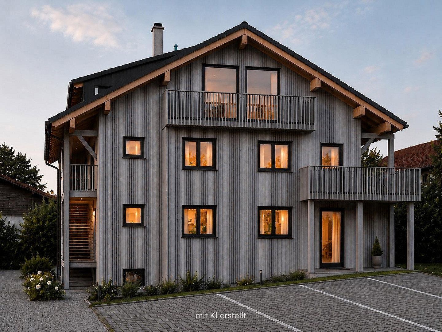 Erstbezug am Grüntensee – WHG 6 Maisonette Wohnung mit Bergblick