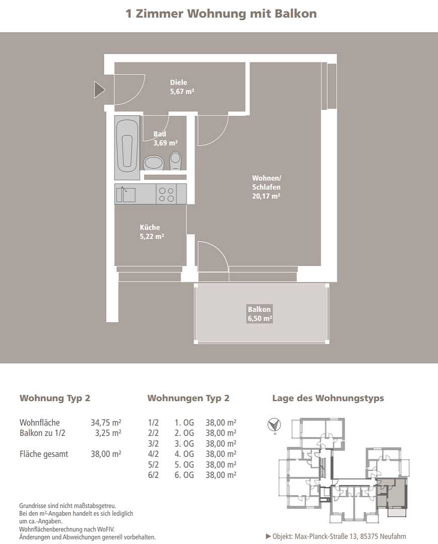 Helle 1-Zimmer-Wohnung inkl. EBK und Balkon - Erstbezug nach Sanierung — photo 2
