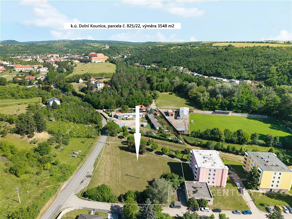 Prodej stavebního pozemku 3 548 m²